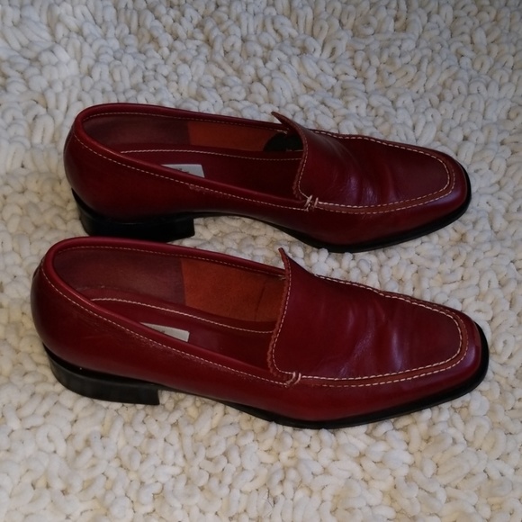 Ann Taylor loft red leather - Picture 6 of 7